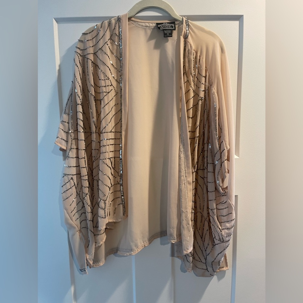 Light pink beaded Shaw
